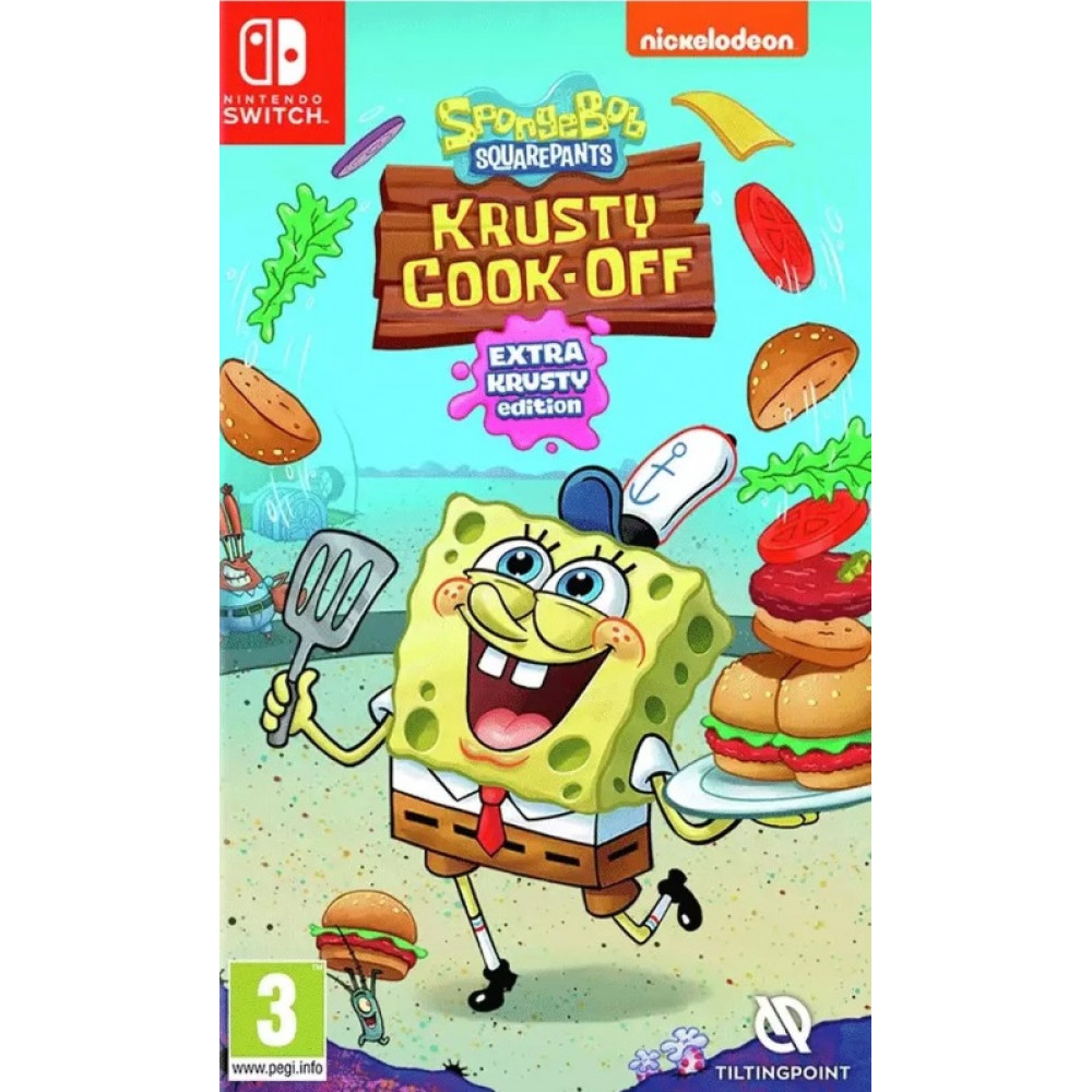 SpongeBob SquarePants: Krusty Cook-Off Extra Krusty Edition  [Nintendo Switch, русская версия]