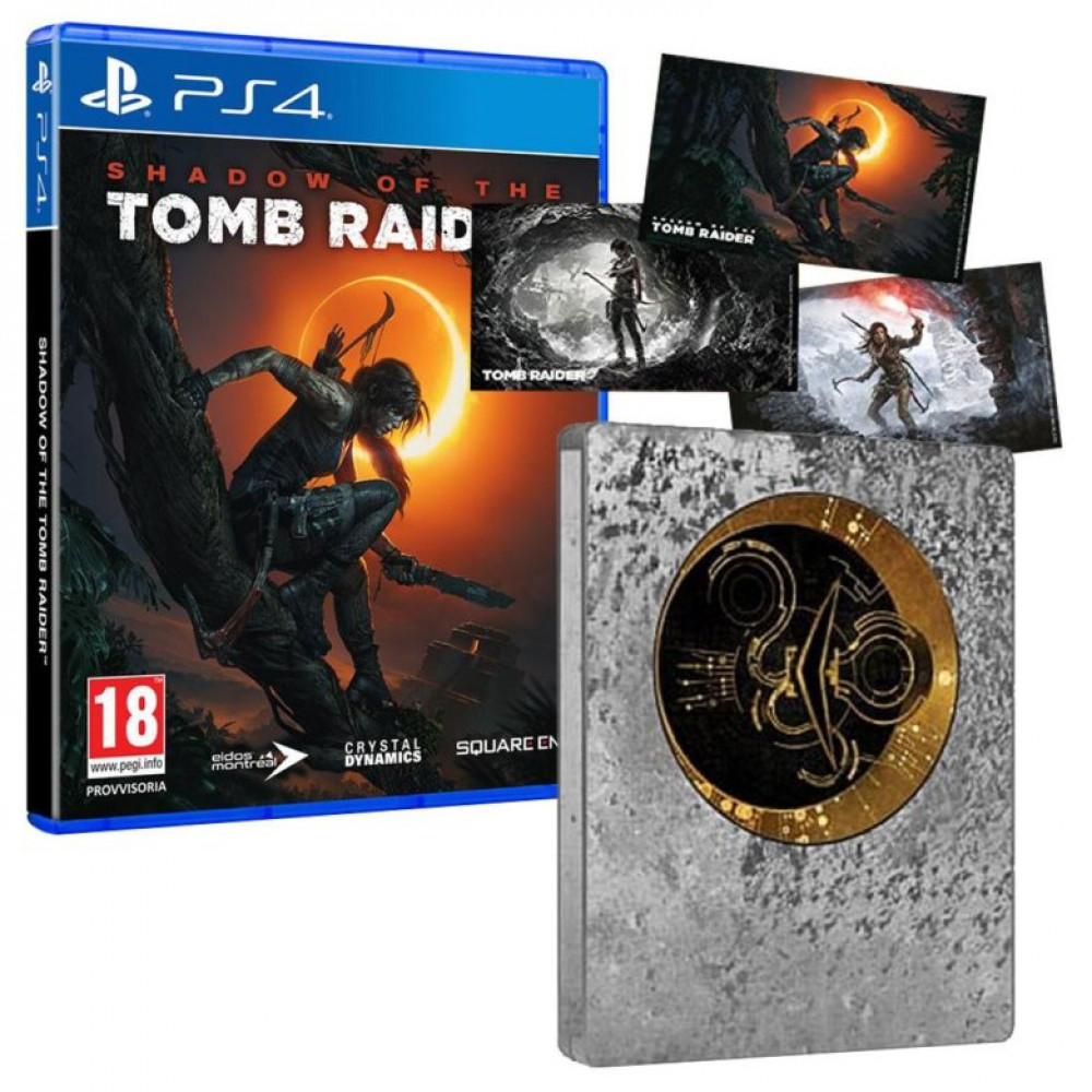 Shadow of the Tomb Raider Steelbook [PS4, русская версия] Б/У
