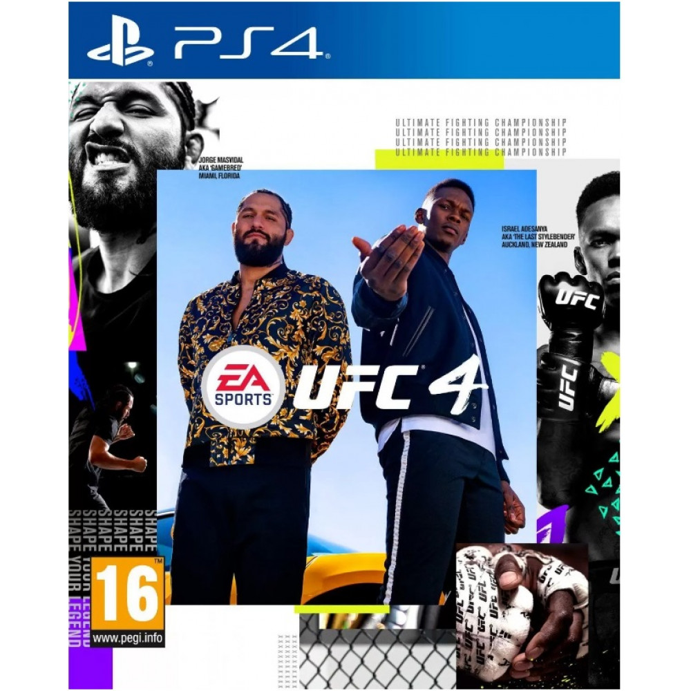 UFC 4 [PS4, русские субтитры] (Б/У)