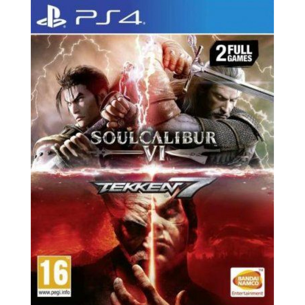 Tekken 7 (с поддержкой PS VR) & Soul Calibur VI - Double Pack [PS4, русские субтитры] (Б/У)
